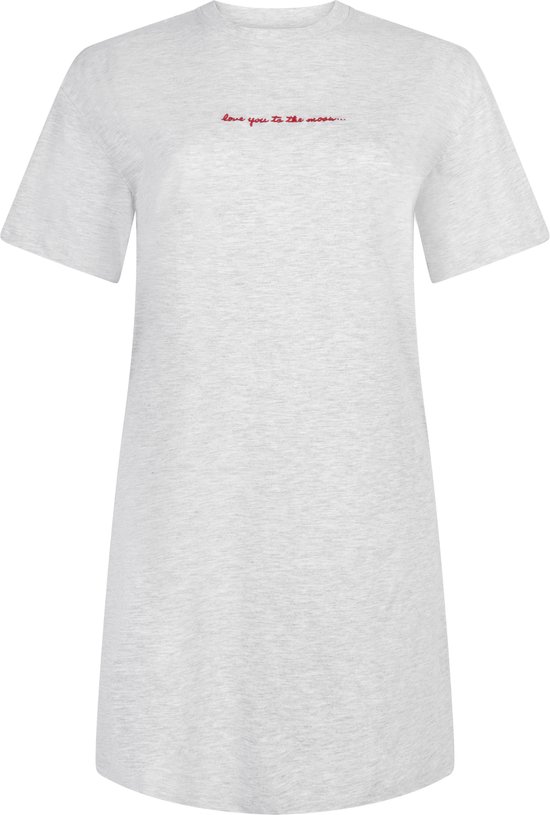 Chemise de nuit Hunkemöller col rond Grijs