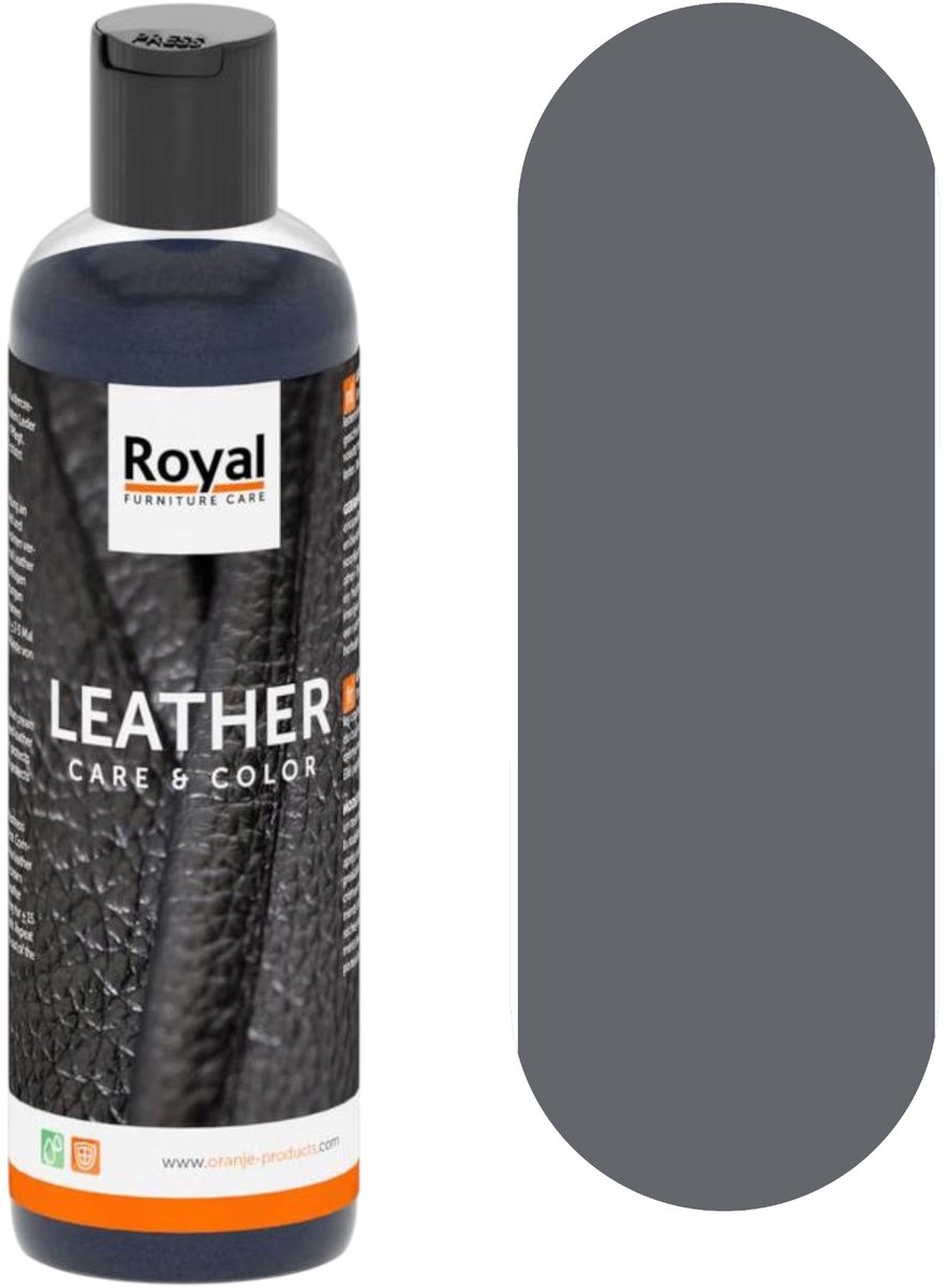Royal Leather Care & Color - Midden grijs