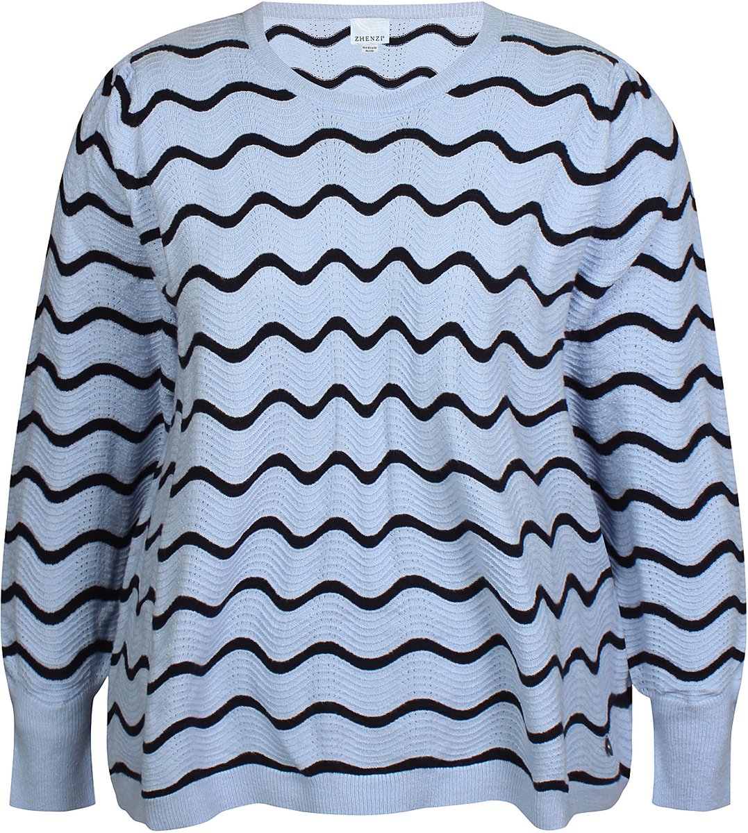 Zhenzi -Elga 1166-Pullover L/S Sky Way Maat XL 54/56