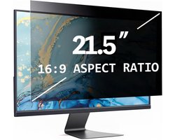 Famanu – Privacyfilter 21,5 inch - afneembaar - antireflectie coating - duurzaam en lichtgewicht - beschermt monitor en scherm - ideaal voor thuis of op kantoor - privacybescherming tegen inkijk