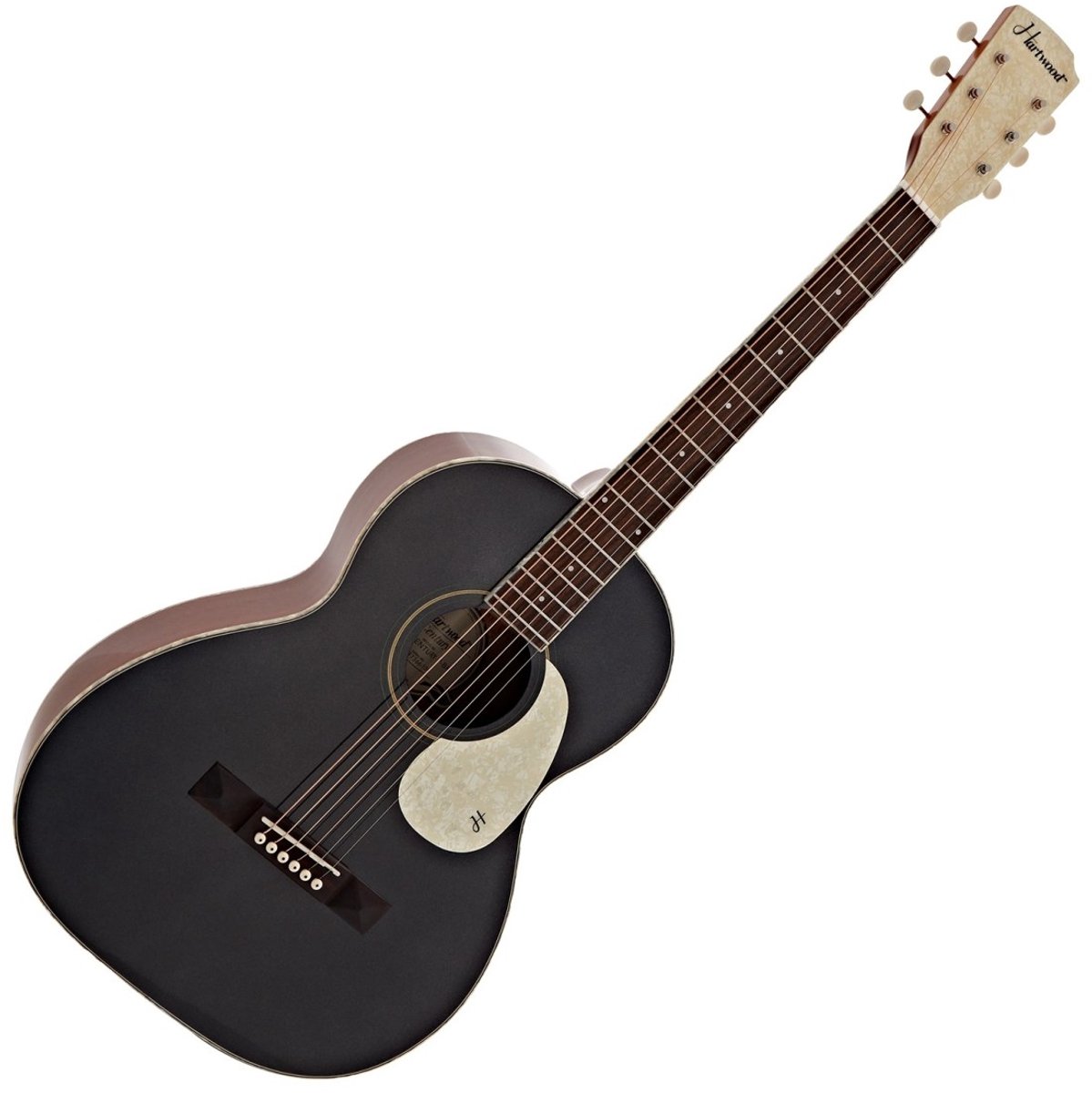 Hartwood Century Parlour Akoestische Gitaar, Zwart