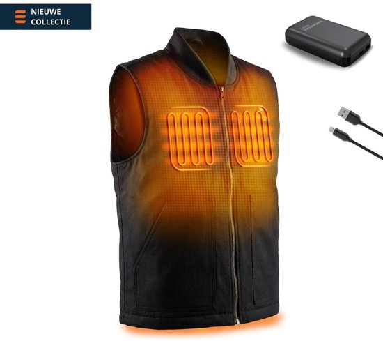 Verwarmde Werk Bodywarmer voor Heren - Magnetar Heat MAGMA -...