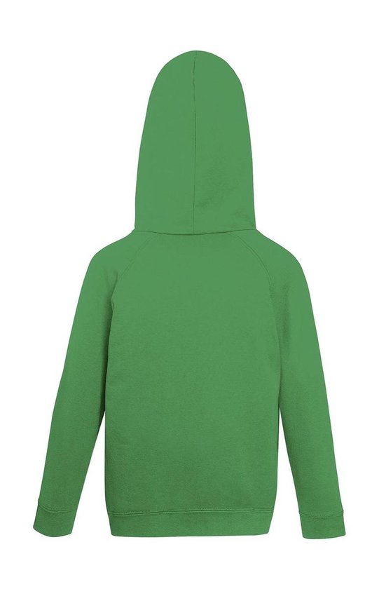 Sweat à capuche Fruit of the Loom Kids - Taille 128 (7-8) - Couleur Kelly Green