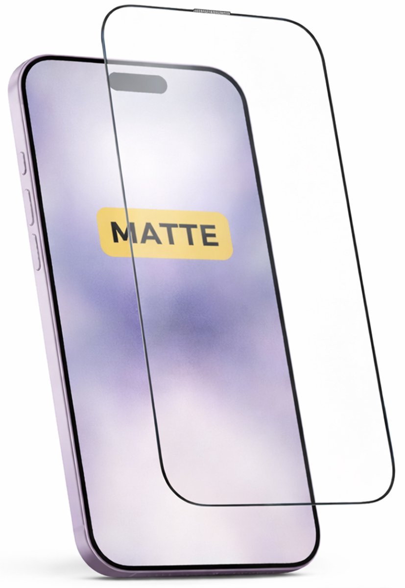 Geschikt voor iPhone 17 Pro Matte Screenprotector – 9H Gehard Glas – Full Cover