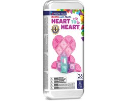 Magna-Tiles | Micro Mags Heart to Heart Travel Set 26 Stuks set