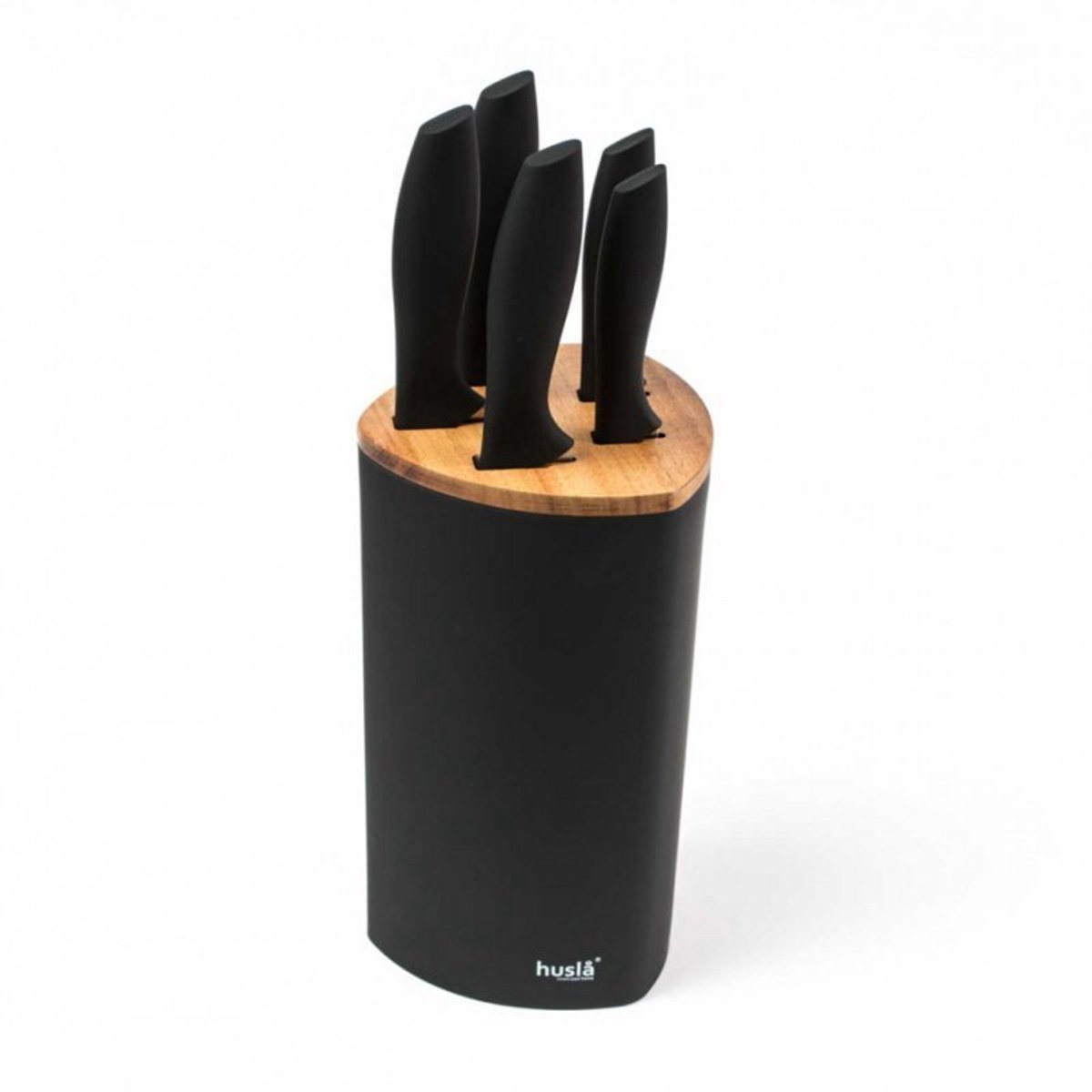 Husla - Messenset - 5-delig - Acaciahout - Soft Touch - Ergonomisch