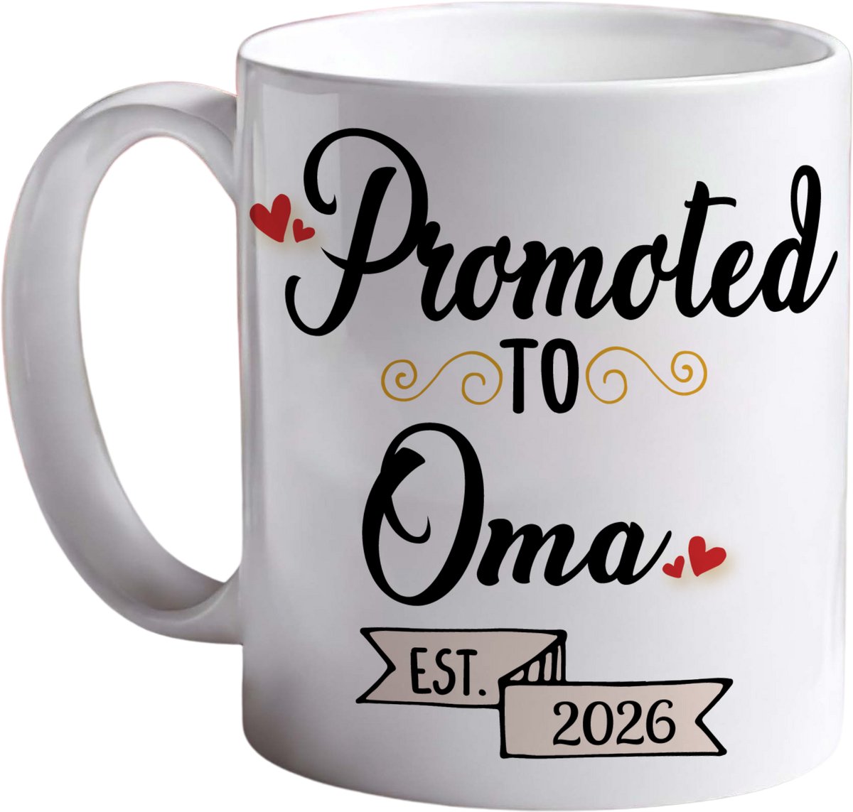 Promoted to Opa 2026 Mok – Cadeau voor Toekomstige Opa – Zwangerschap Aankondiging – Inclusief Cadeauverpakking – Perfect voor Koffie of Thee – 350ml