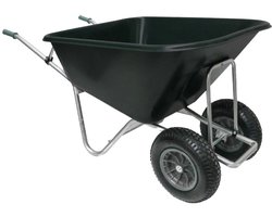 Hummer volume kruiwagen 250 liter - dubbele wielen