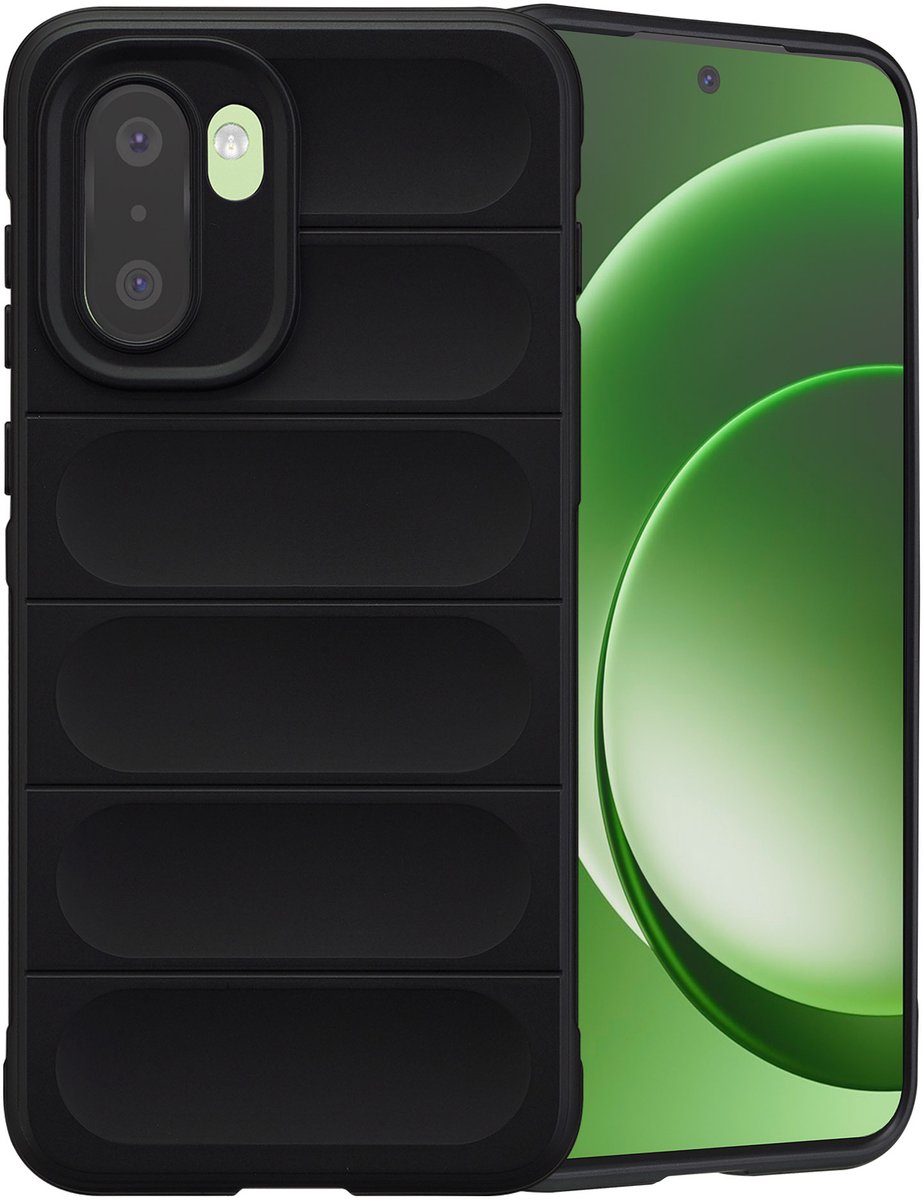 imoshion Hoesje - Geschikt voor OnePlus 15R - EasyGrip Backcover - Zwart
