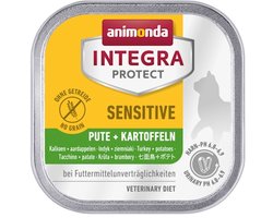 Animonda Integra Protect Cat Sensitive Kalkoen & Aardappel - 16 x 100 g