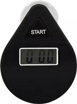 Douche Timer - Water Besparend - Tijd Besparend - Showertimer - Douchetimer 5 Minuten - Geld Besparen - Zwart