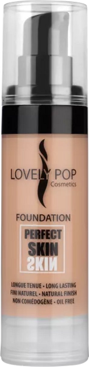 Lovely Pop Cosmetics - Perfect Skin Foundation - 5.0 Amel - Natuurlijke Finish - Olievrij en Niet-Comedogeen
