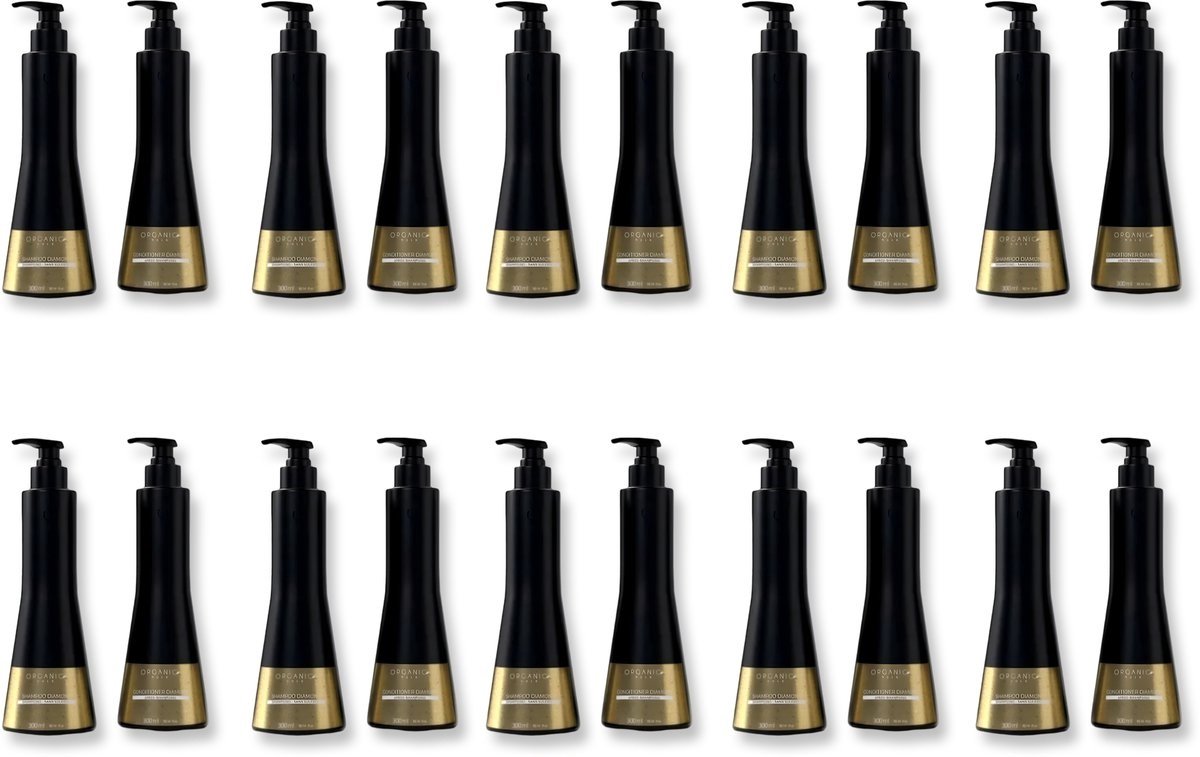 Organic Gold After Keratin Shampoo & Conditioner 5 Shampoo 5 Conditioner