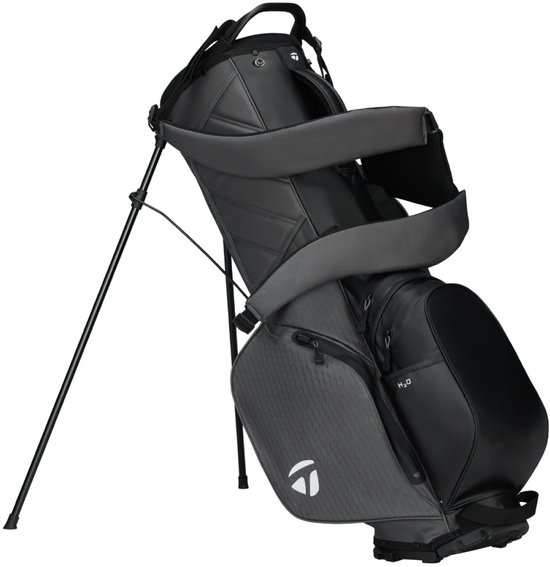 TaylorMade StormDry Waterproof Standbag 2026 - Grijs Zwart — afbeelding 2
