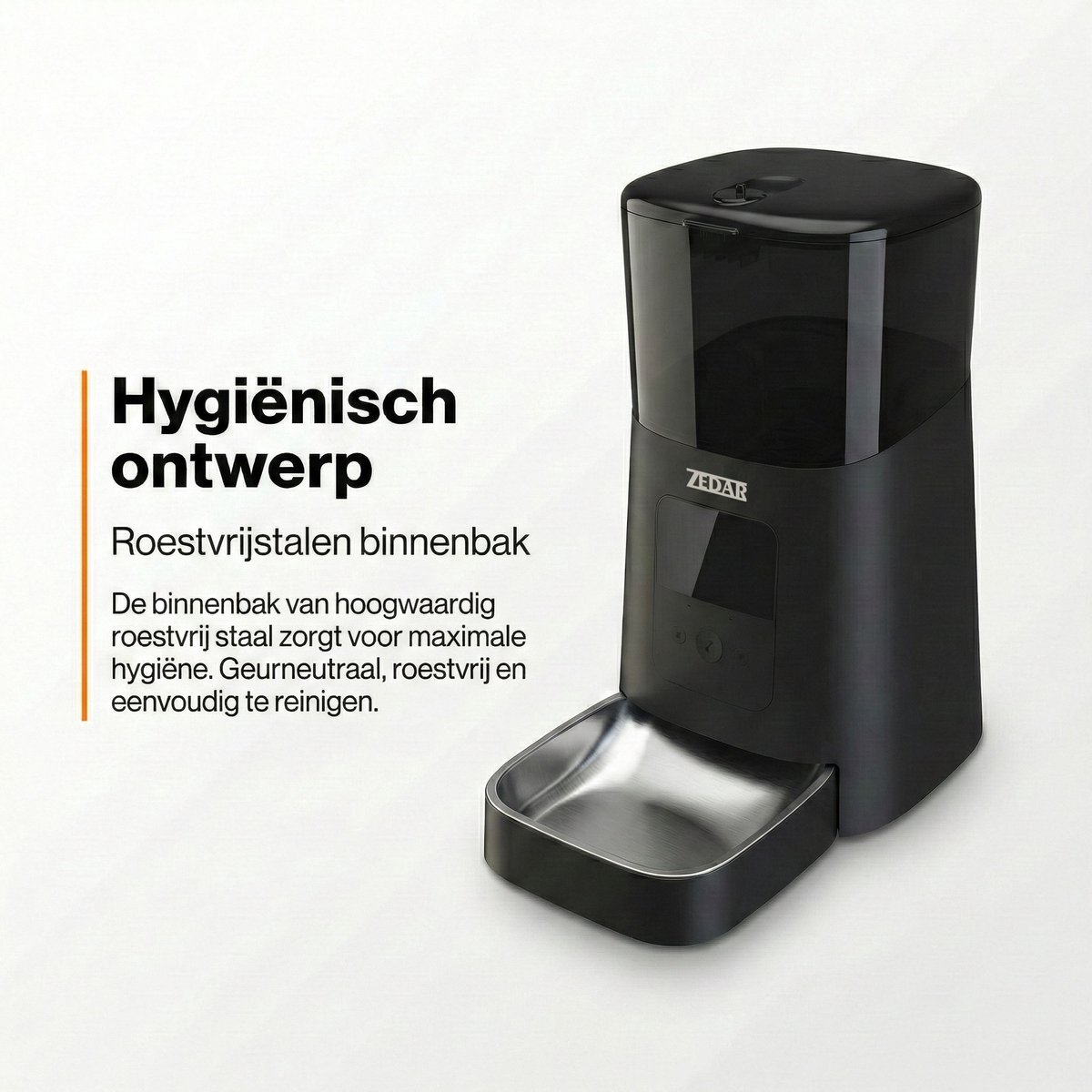 Zedar A600 automatische voerbak 6 liter met app thumbnail 4
