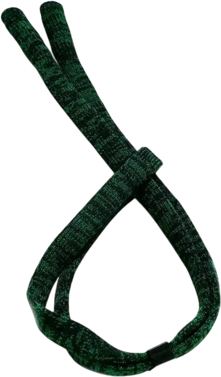 Antislip Brillenkoord – Elastische Zonnebril- en Correctiebrillen Band voor Mannen & Vrouwen, Sport, Outdoor, Polyester, Zonnebrilkoord - Groen