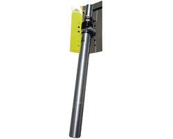 Verende zadelpen ø27,2mm / 350 mm aluminium - zilver