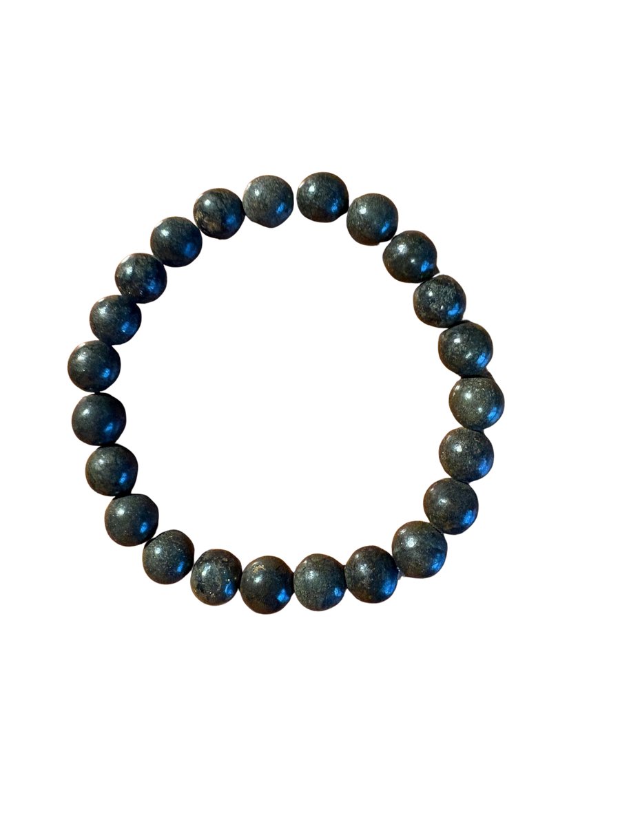 Pyriet Edelstenen Armband - Gepolijste Edelsteen Kralenarmband