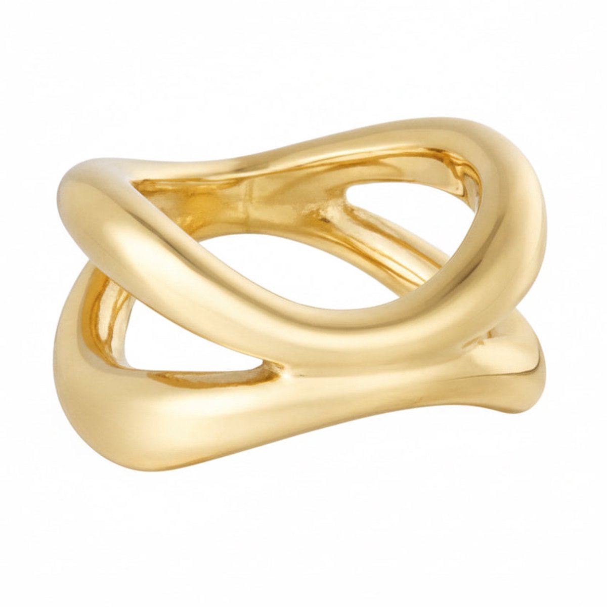 Yehwang Ring Connected goud size 16