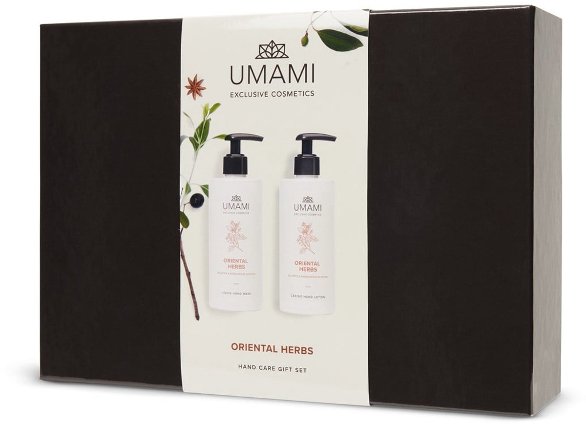 Umami Exclusive Cosmetics Oriental Herbs Hand Care Gift Set Allspice & Sandalwood