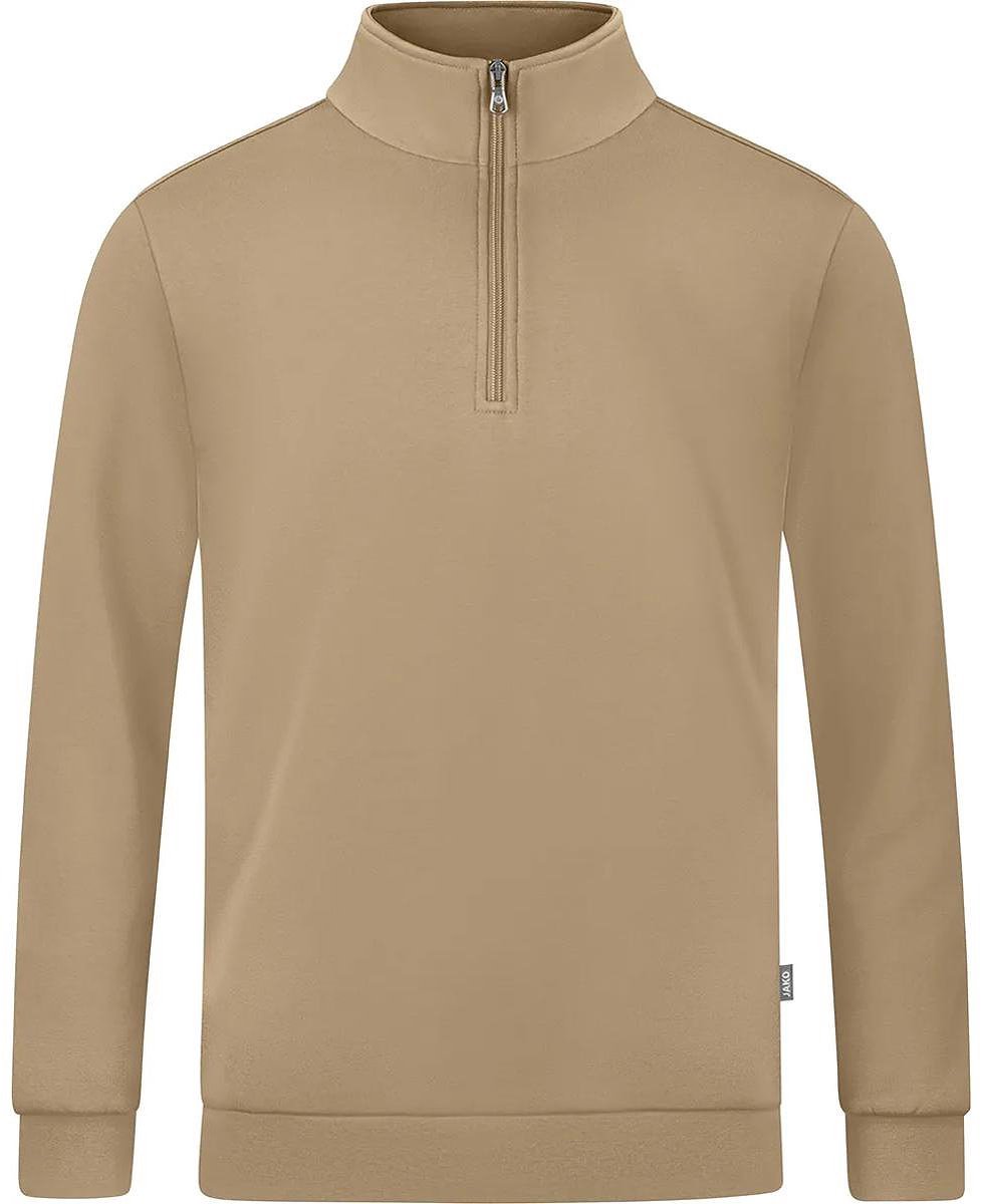 Jako Organic Ziptop Heren - Zand | Maat: 4XL