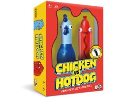 Kraftverdia® Grote Aardappel Kip versus Hotdog - Ultiem Chaos Partyspel - Grappig Flip Partyspel voo