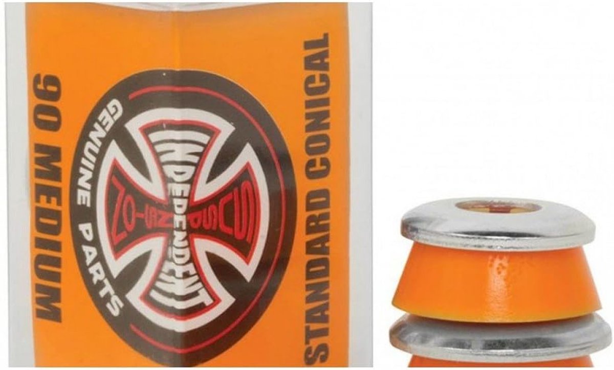 Set Gummetjes Stuurrubbers Skateboarden High Rebound Urethaan Medium 90A
