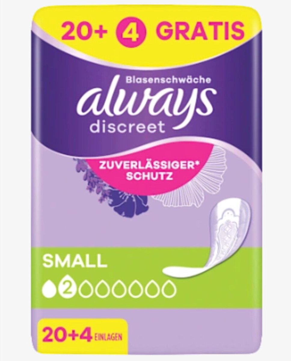 Always Inlegkruisje Small - 8 x 24 stuks - Voordeelverpakking