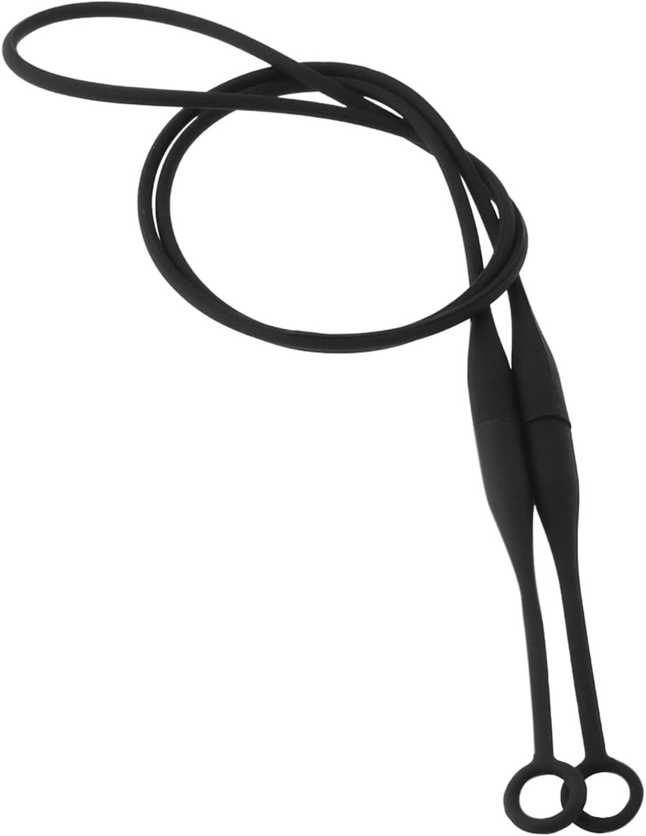 Oordopjes Lanyard - Anti-verlies Koord - Geluidsonderdrukking - Magnetische Bevestiging - 63 cm Lengte - Zwart