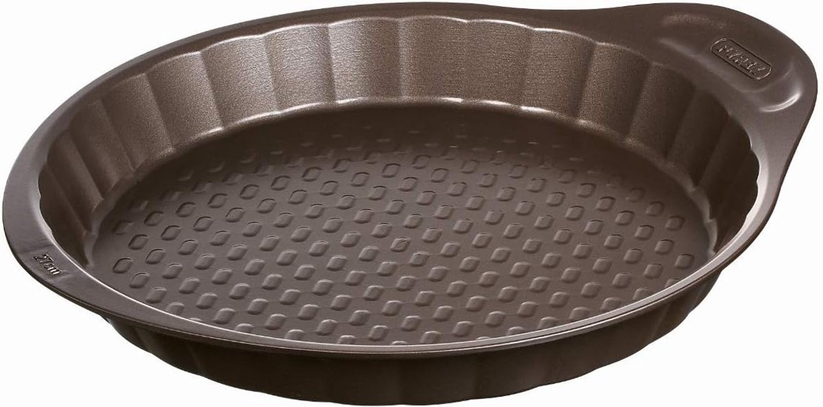 Taartvorm Rond - Bakvorm Cake - Zelf Bakken - Vaatwasserbestendig - 27 cm - Bruin