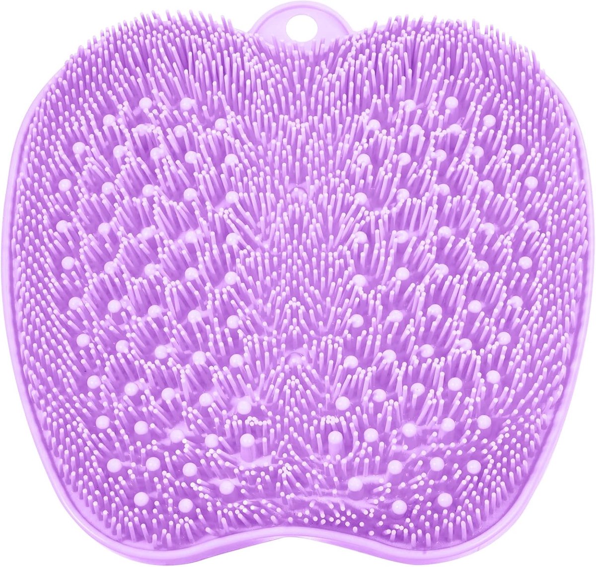 Douche Voet Scrubber - Voet Schonere Mat - Voetverzorging Zonder Bukken - 104 Shiatsu Massagepunten - 28x28 cm - Grijs