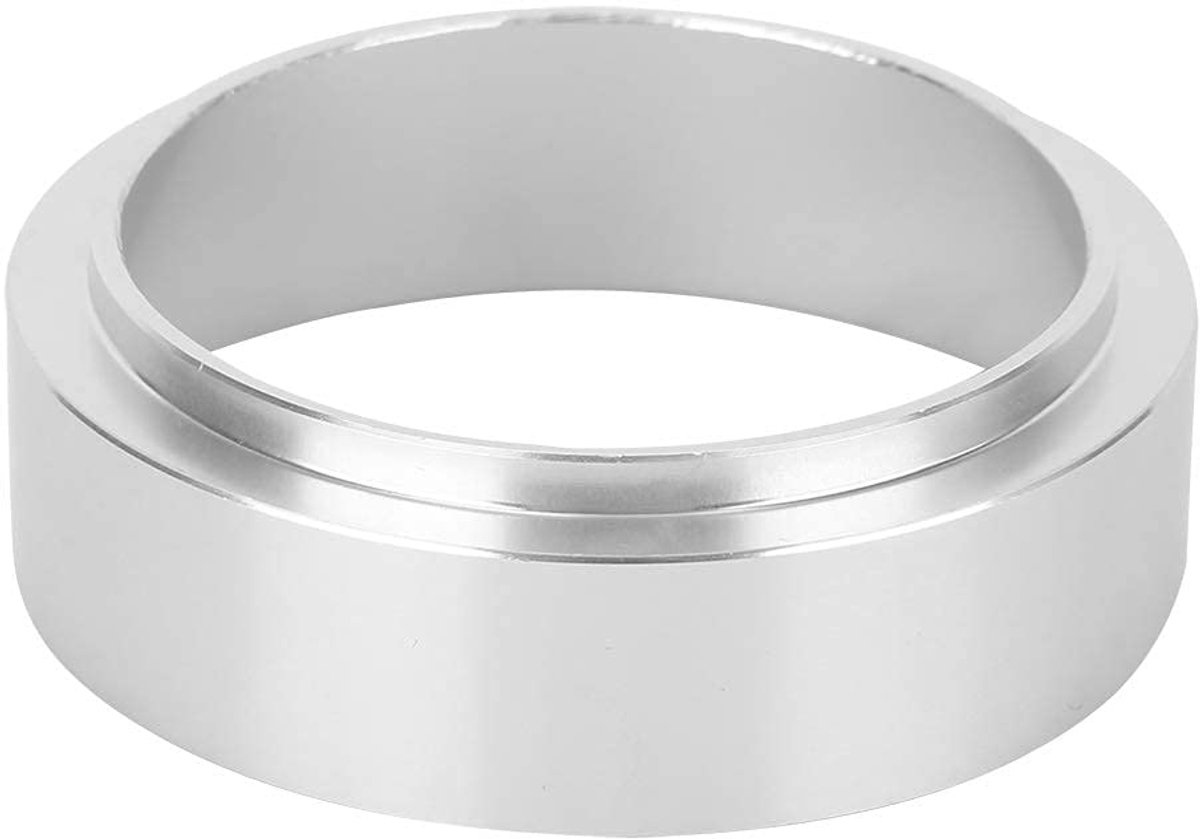 Koffiedoseerring - Koffietrechter - Koffiebereiding - Precisie Dosering - 51 mm - Zilver