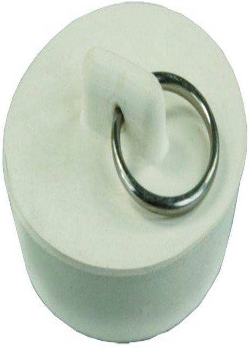 Afvoerstop - Universele Zeef - Afvoergat Afsluiten - Verwisselbare Rubberen Stop - 5 cm Gat - Zilver