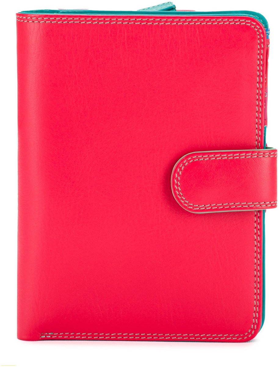 Mywalit Lederen portefeuille 14 cm - Dames - Staand formaat - lipstick