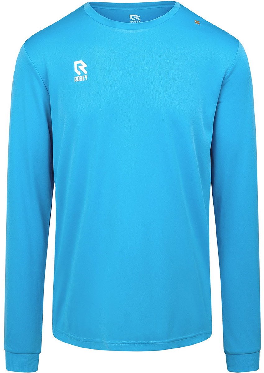Robey Crossbar Voetbalshirt Lange Mouw Kinderen - Hemelsblauw | Maat: 164