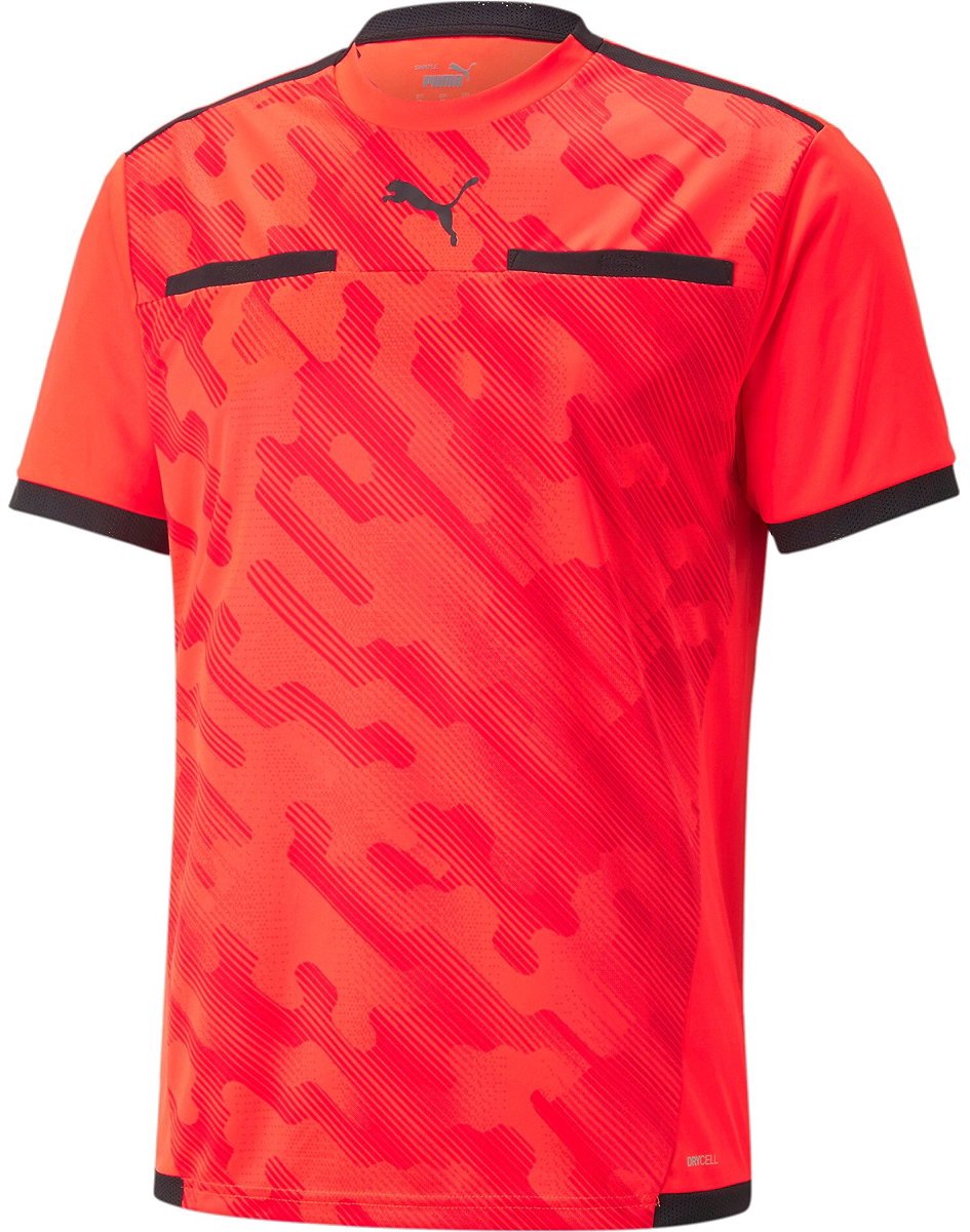 Puma Teamliga Scheidsrechtersshirt Korte Mouw Heren - Rood | Maat: 3XL