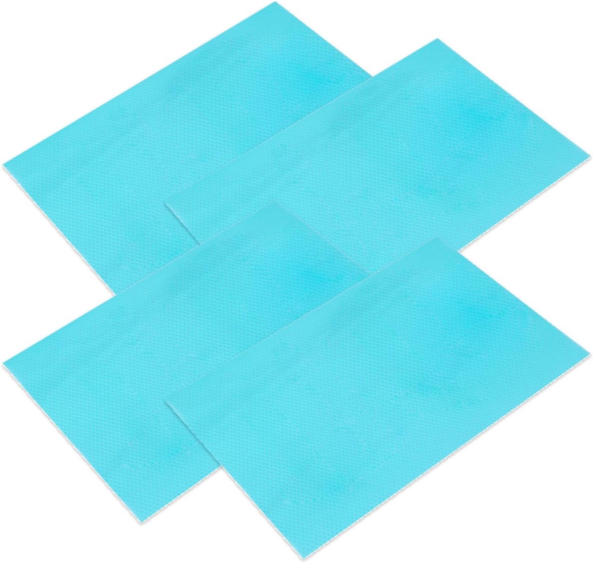 Anti-Vorstmatten - Koelkast Vriezer Matten - Bescherming Tegen Ijs - Niet-klevend Materiaal - 50 x 25 cm - Blauw