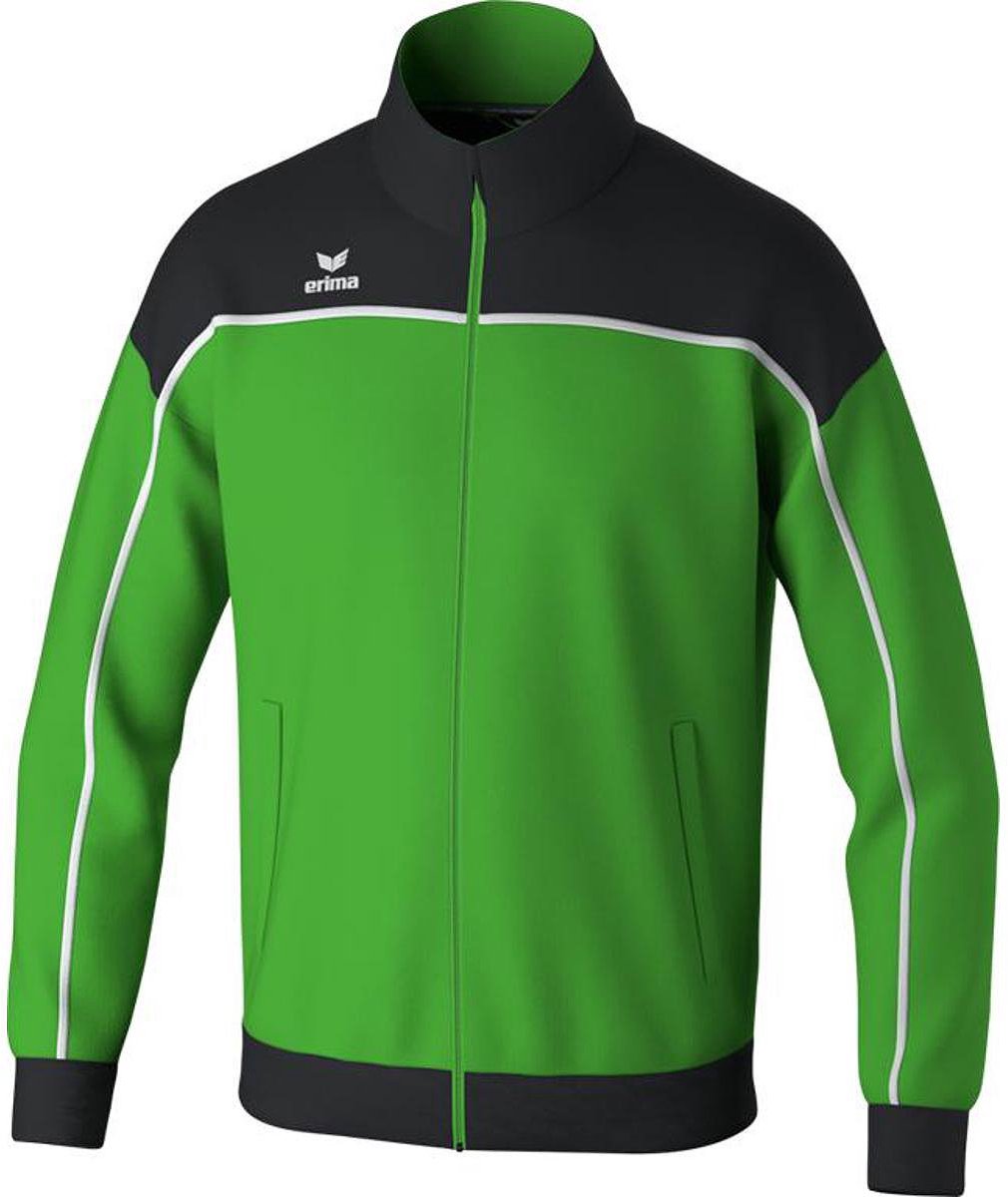 Erima Change Trainingsjack Kinderen - Groen / Zwart / Wit | Maat: 164