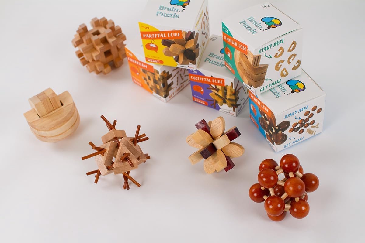 Hersenkraker - Logica Puzzel - Mentale Uitdaging - Uniek Ontwerp - 10x10cm