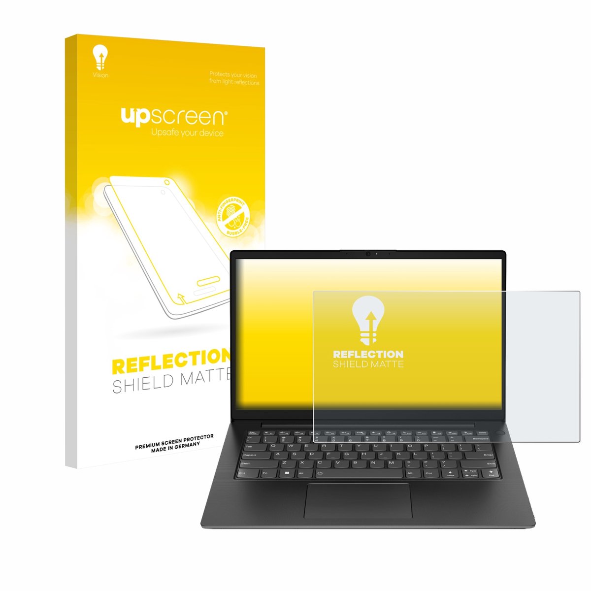upscreen - Screenprotector voor Lenovo V14 Gen 3 - Folie Beschermfolie anti glare matte
