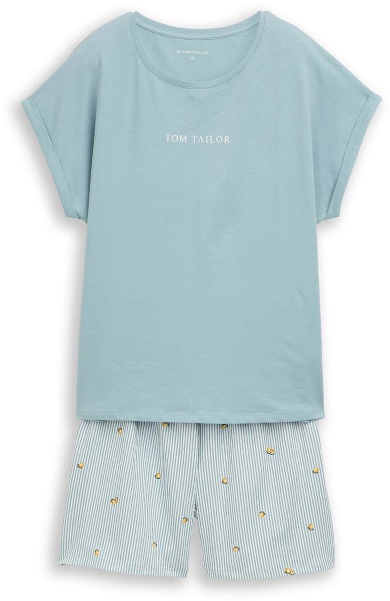 Tom Tailor Pyjamaset met motief - blue-medium-vertical stripe
