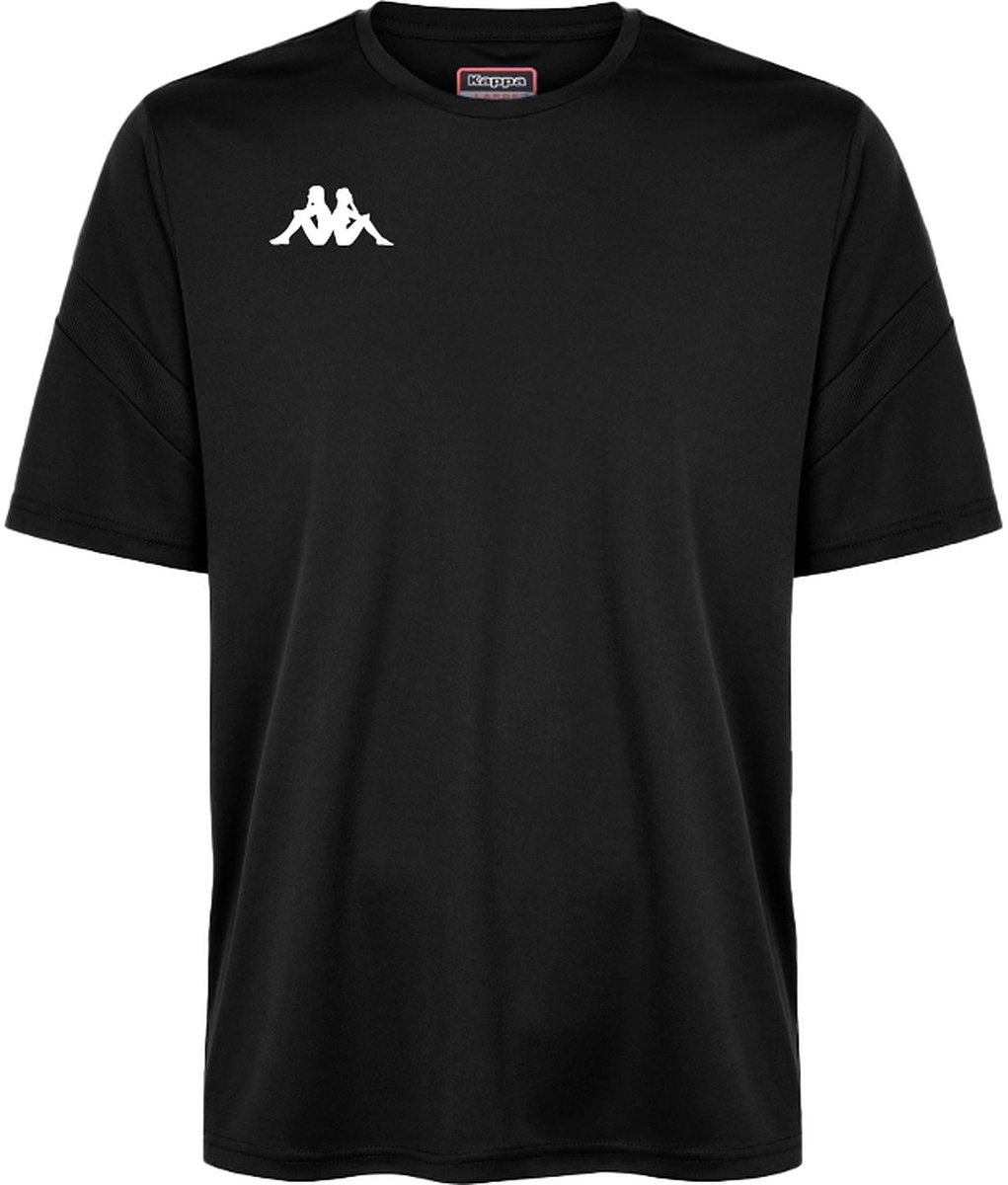 Kappa Dovo Shirt Korte Mouw Heren - Zwart | Maat: L