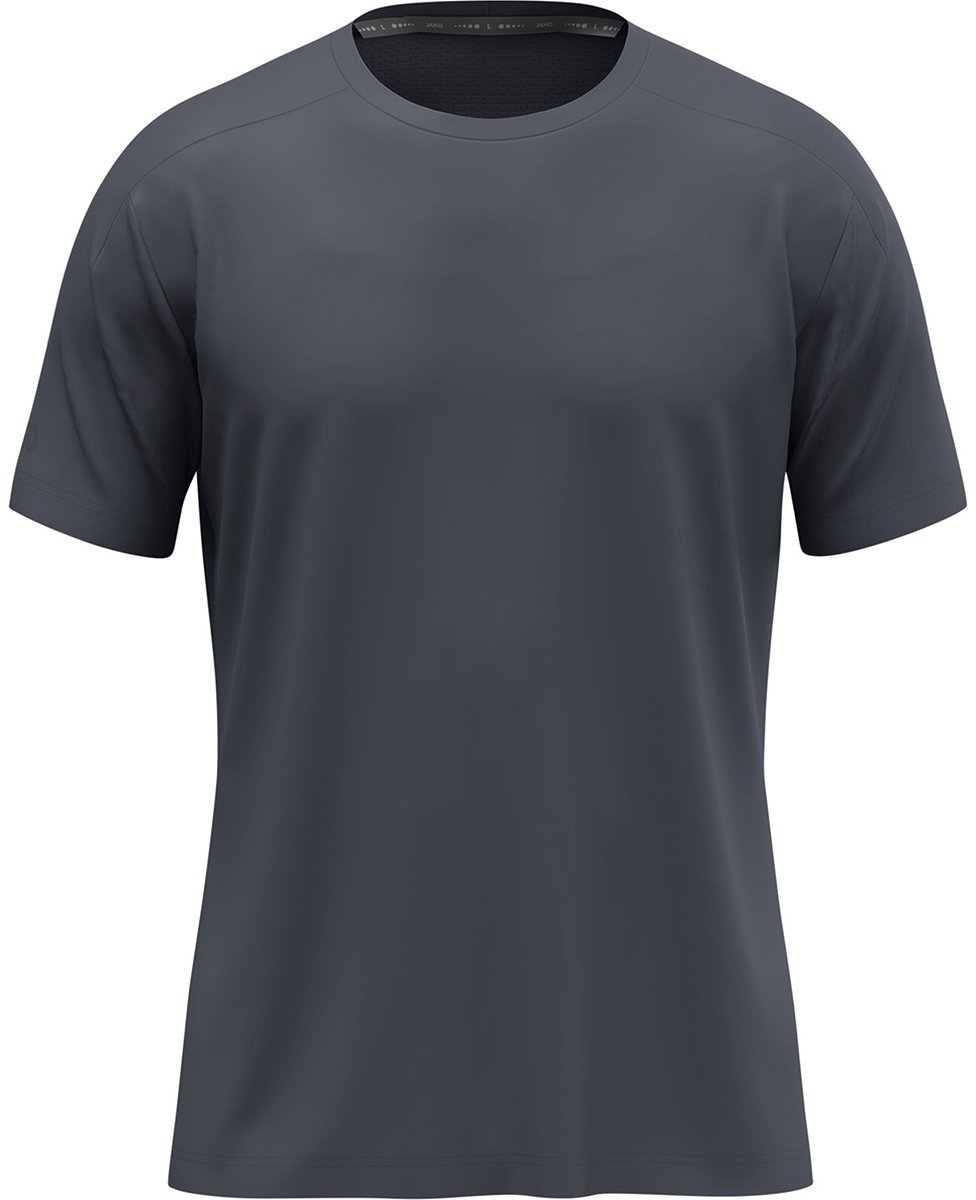 Jako Uni T-Shirt Heren - Antraciet | Maat: 3XL