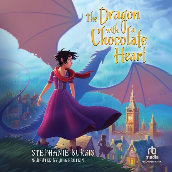 The Dragon with a Chocolate Heart - cover