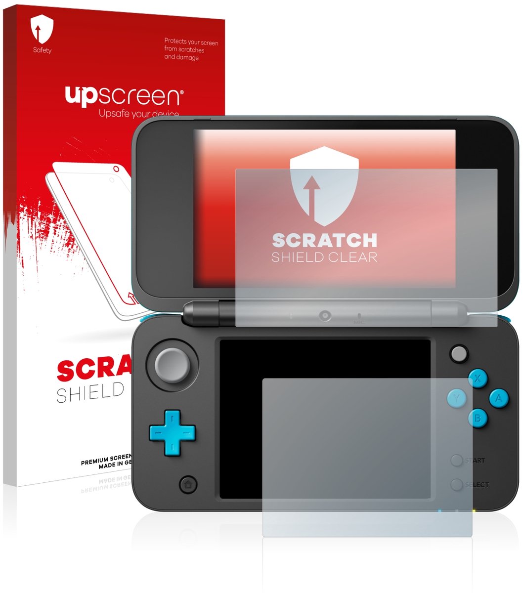 upscreen - Screenprotector voor Nintendo 2DS XL - Folie Beschermfolie transparant