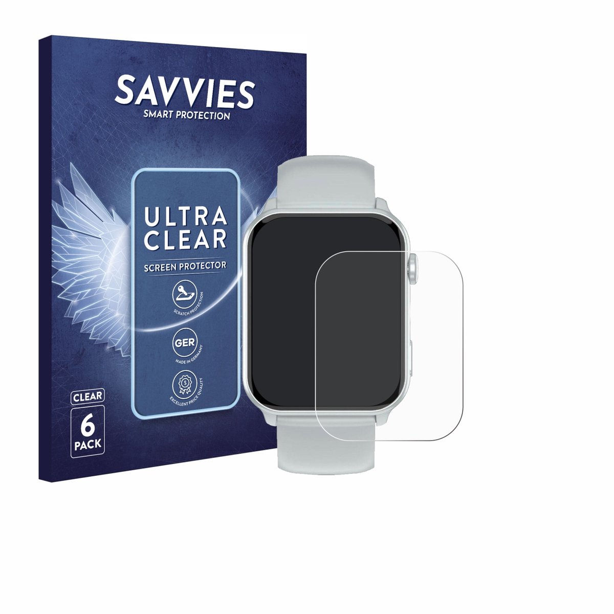 Savvies - Screenprotector voor Blackview R30 Max - Folie Beschermfolie transparant 6 Stuks