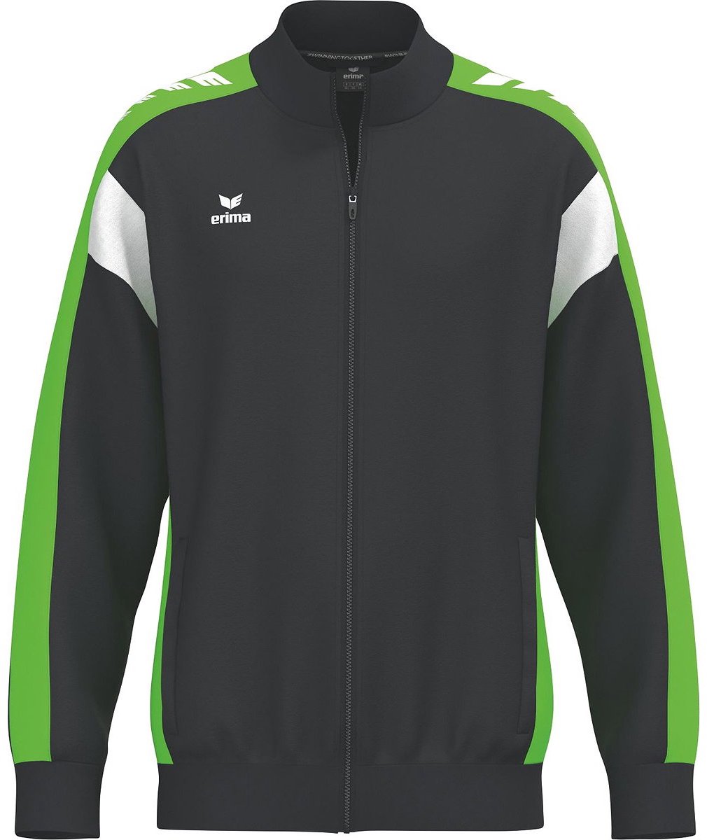 Erima Celebrate 125 Trainingsjack Heren - Zwart / Green Gecko | Maat: L