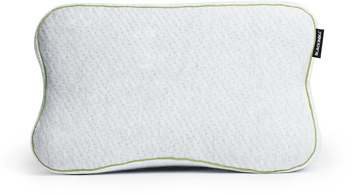 BLACKROLL® PILLOW CASE ORIGINAL 50x30 cm – Katoenen kussensloop – Zacht, ademend en wasbaar kussensloop tot 40°C – Wit/Groen