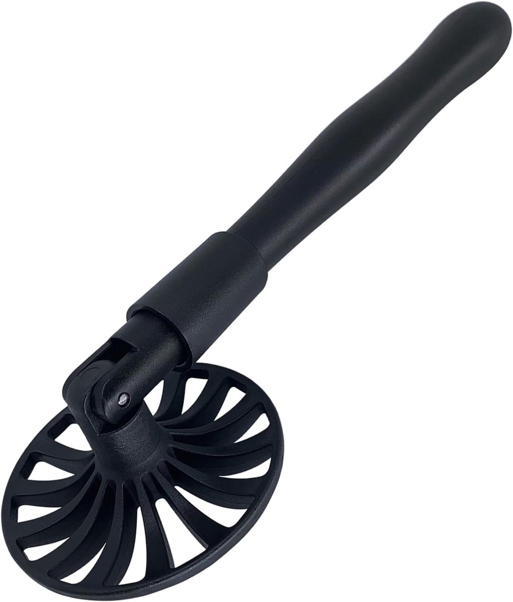 Aardappelstamper - Keukenstamper - Groenten Prakken - Krasvrij Non-stick - 27cm - Zwart