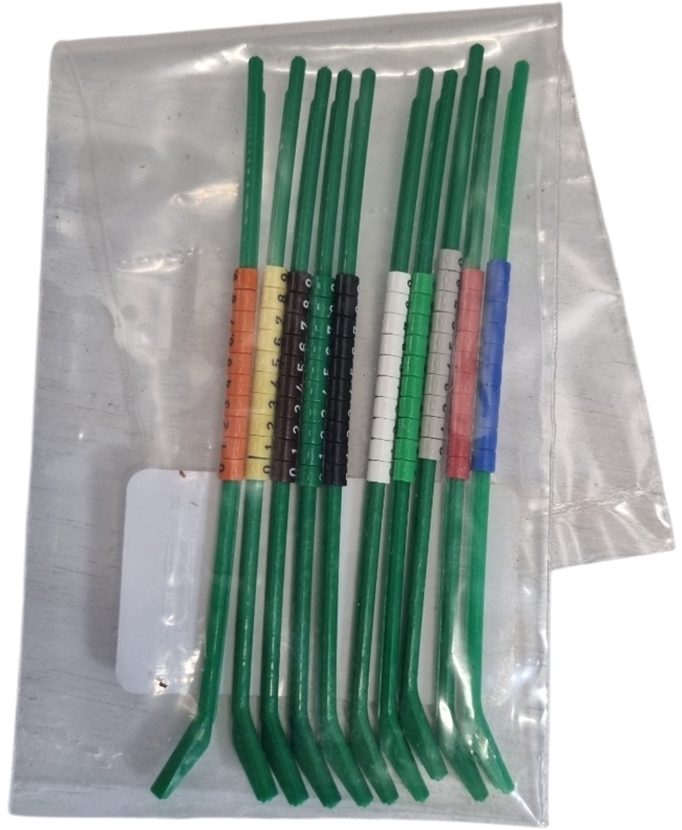 Plastic ring 2,5 mm (tropen) - assorti 10 kleuren - Vogelringen - Benodigdheden